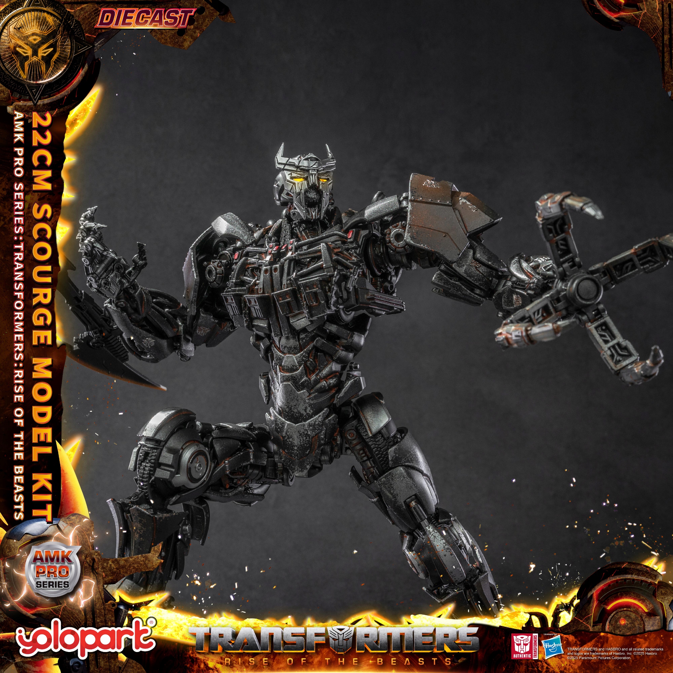Transformers: Przebudzenie Bestii Amk Pro Scourge Model 22cm Yolopark