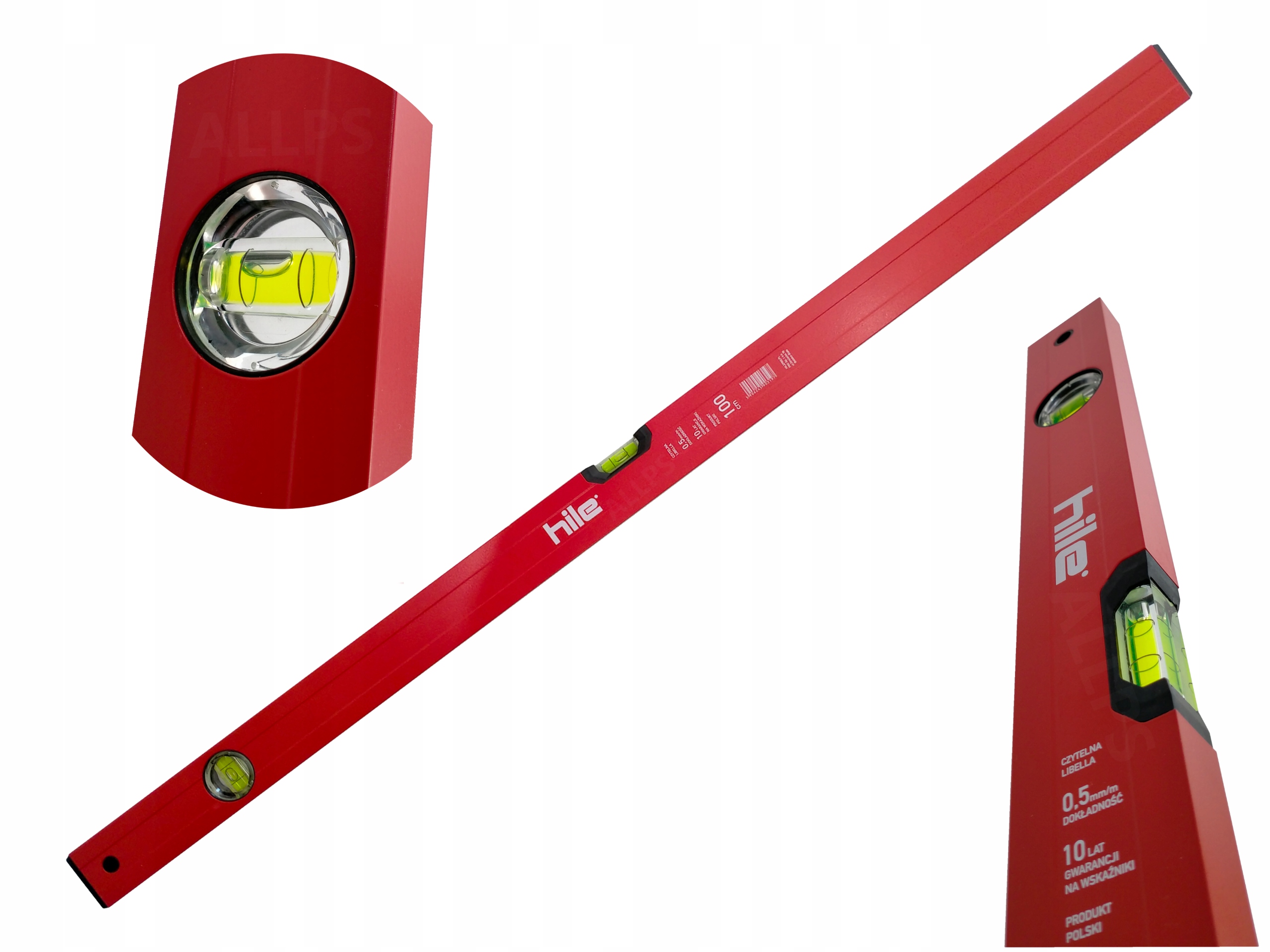 

Poziomnica Poziomica Pro Hile 100cm Aluminiowa