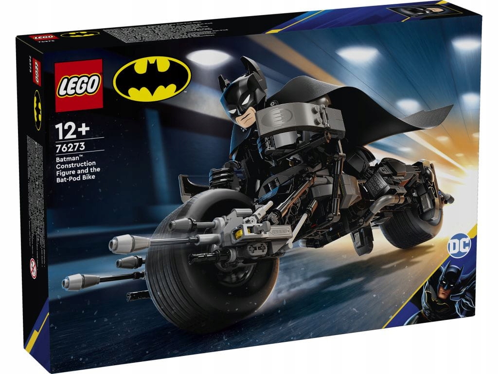 Lego 76273 Heroes Figurka Batmana k sestavení a batcykl