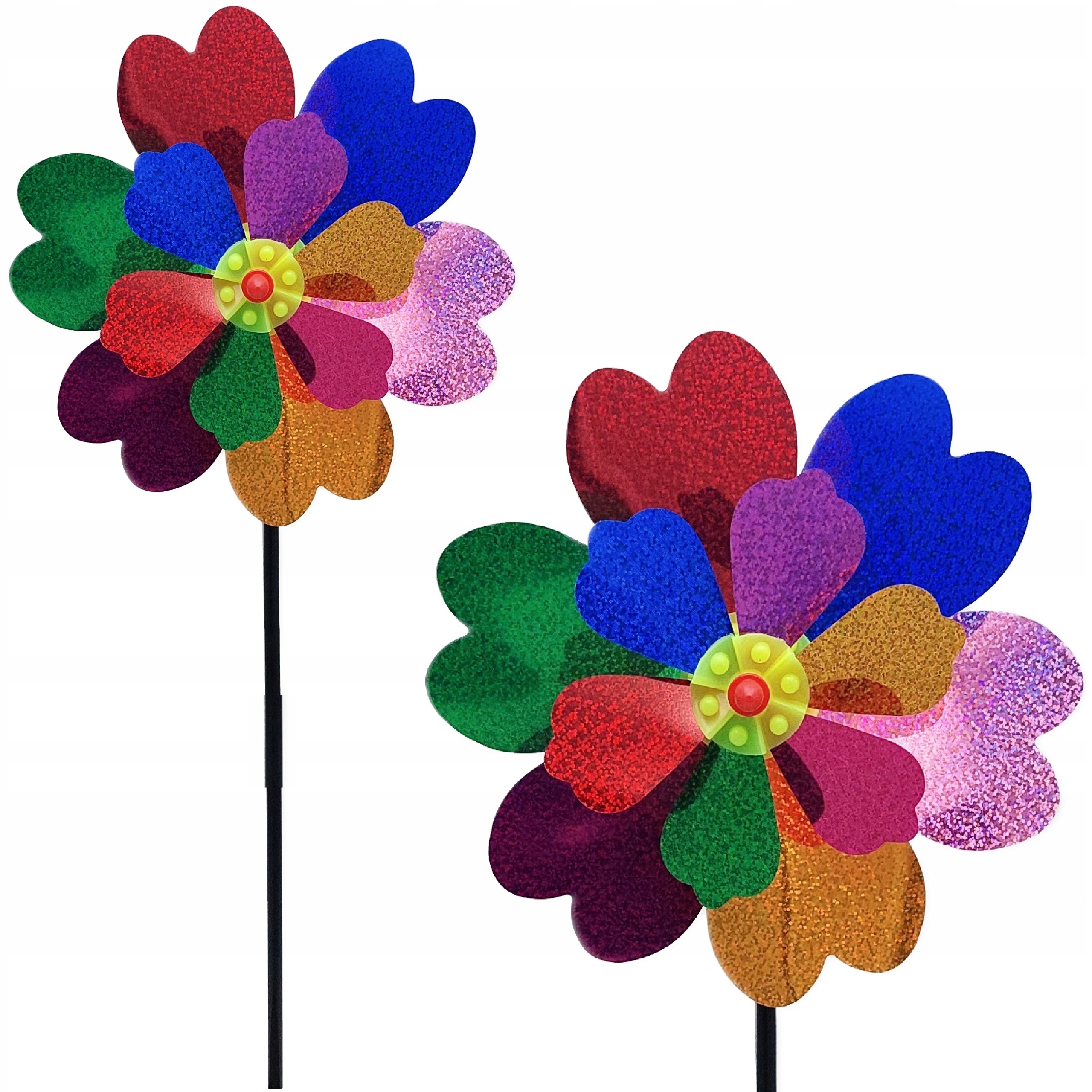 WIATRACZEK WIATRAK OGRODOWY NA PATYKU KWIATEK HOLO Kod producenta wiatraczek