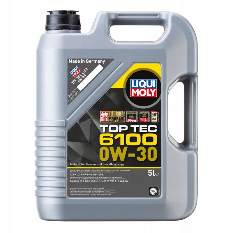 OLEJ TOP TEC 6100 0W-30 5L Pojemność opakowania 5 l