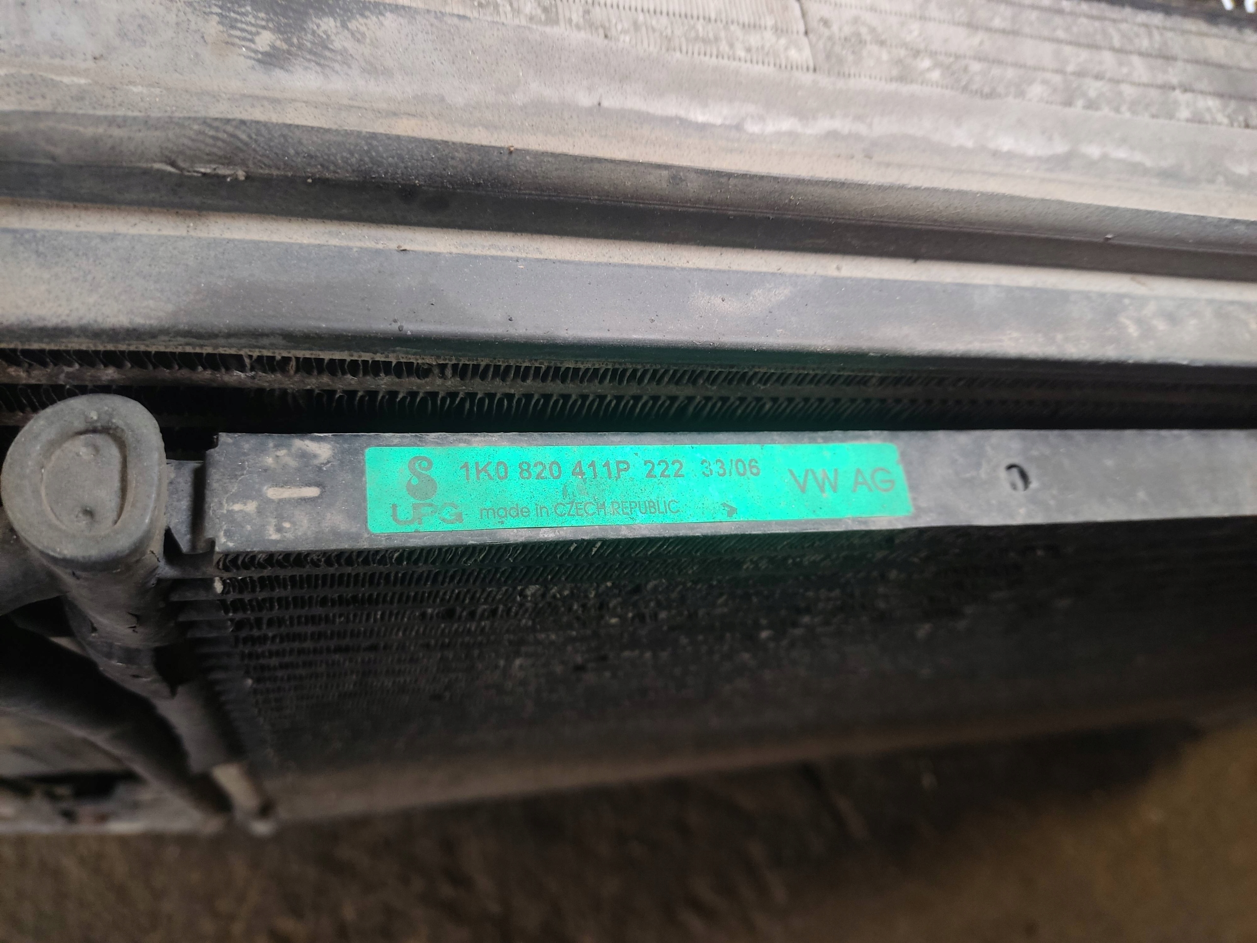 water cooler SEAT Leon II 1.9TDI 2006r