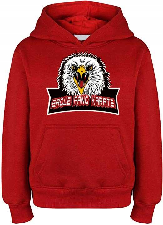 

Bluza z kapturem Cobra Kai karate kid serial orzeł