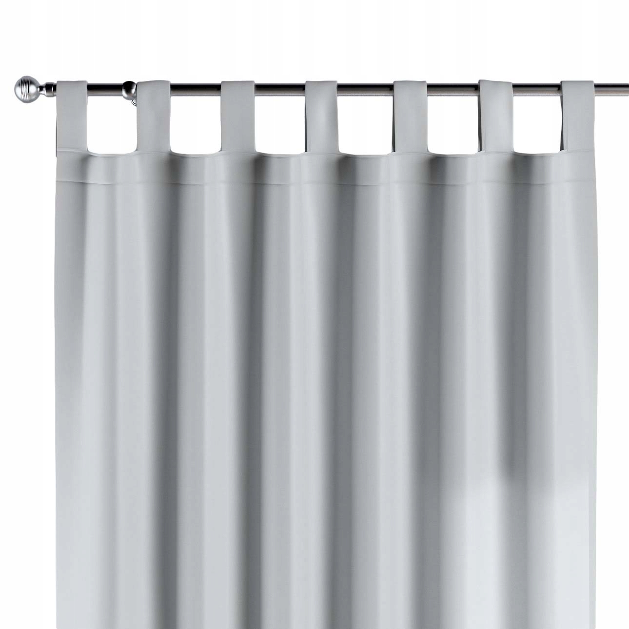 Dekoria Záves na traky 1 ks 130x260 cm čierny