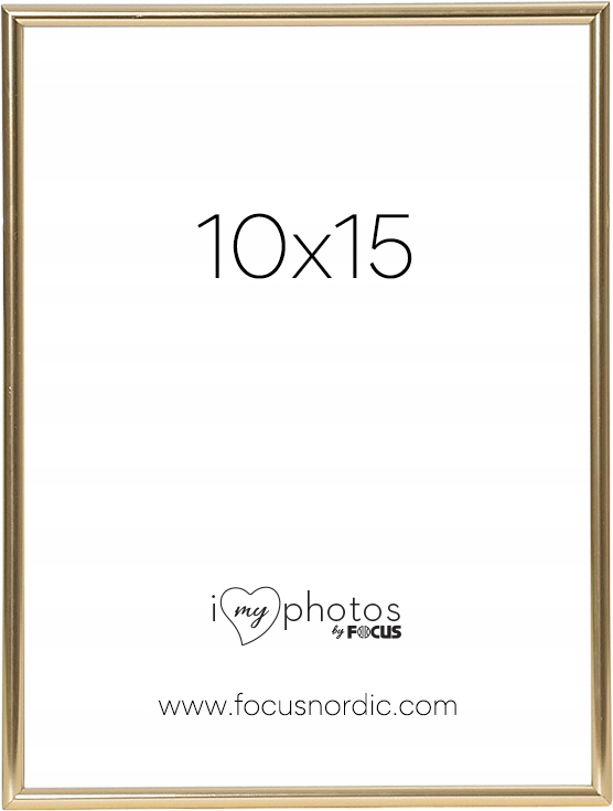 RAMKA Focus Can-Can Shiny Gold 10x15