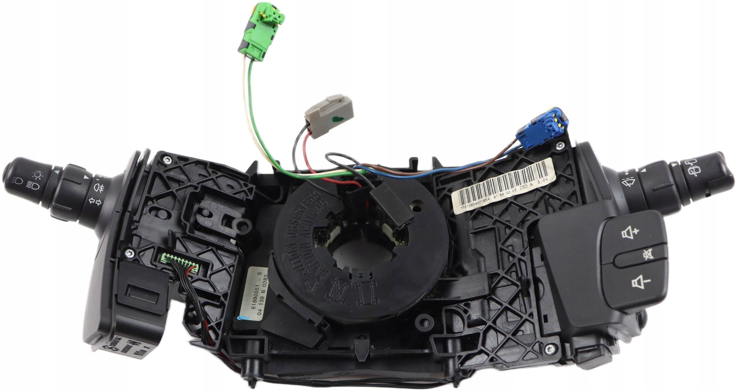 RENAULT MEGANE II SCENIC II steering wheel levers and controls control ring 61880051