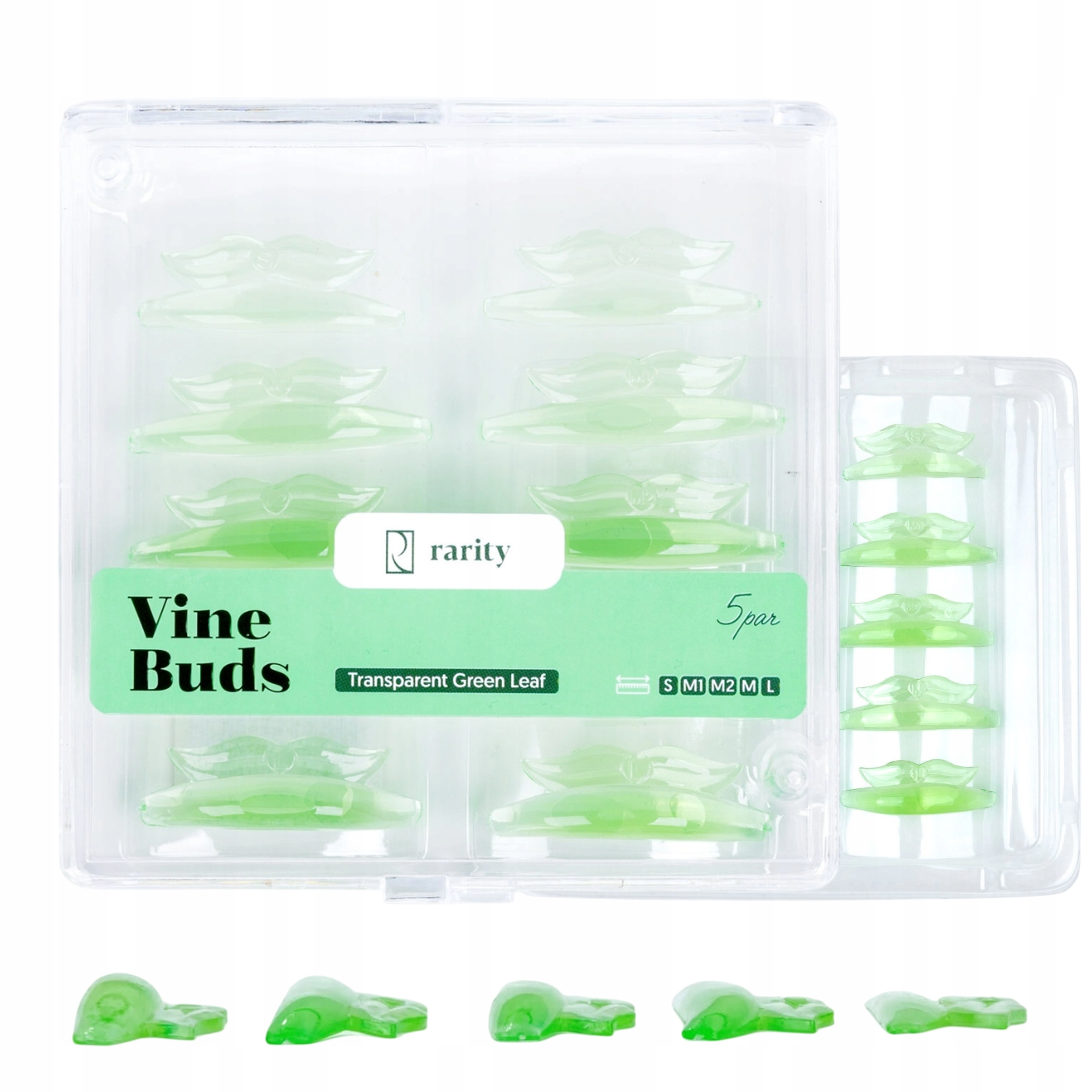 Silikonowe Wałki Vine Buds do Laminacji Liftingu Rzęs 5 par