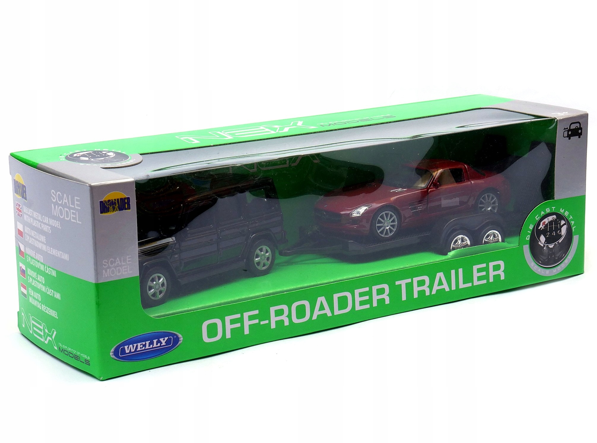 Mercedes-Benz G Class a Sls Amg odtahovka 1:34-39