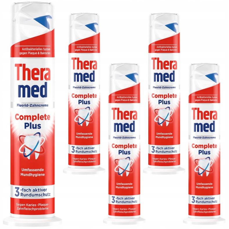 Pasta do Zębów Theramed Complete Plus z Fluorem 100ml (5szt.)