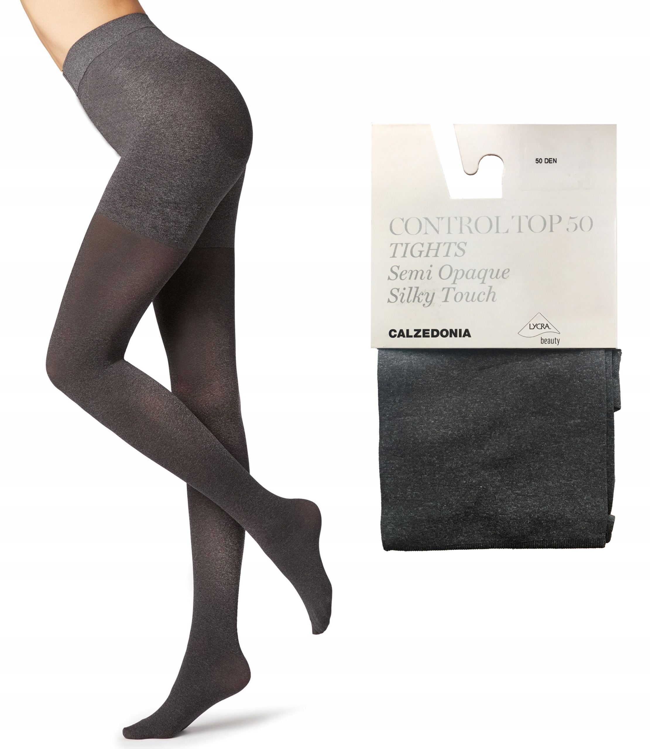 

Calzedonia rajstopy grafit modelujące brzuch 1/2 S