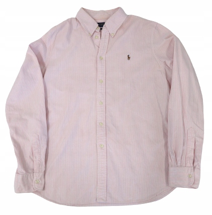 Koszula Polo Ralph Laurent męska różowa w paski r. XL Marka Polo Ralph Lauren