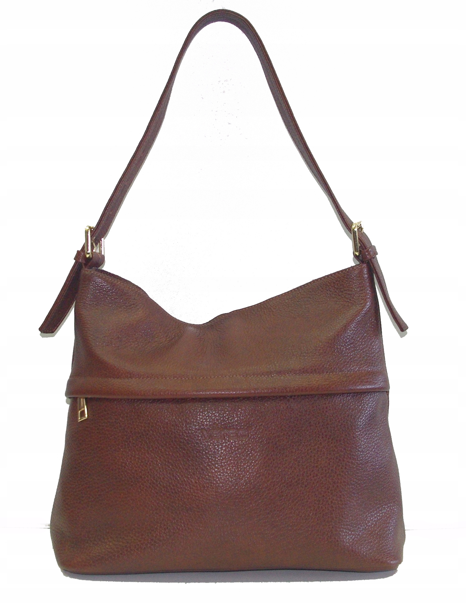 Verso dámská taška z přírodní kůže, hnědá