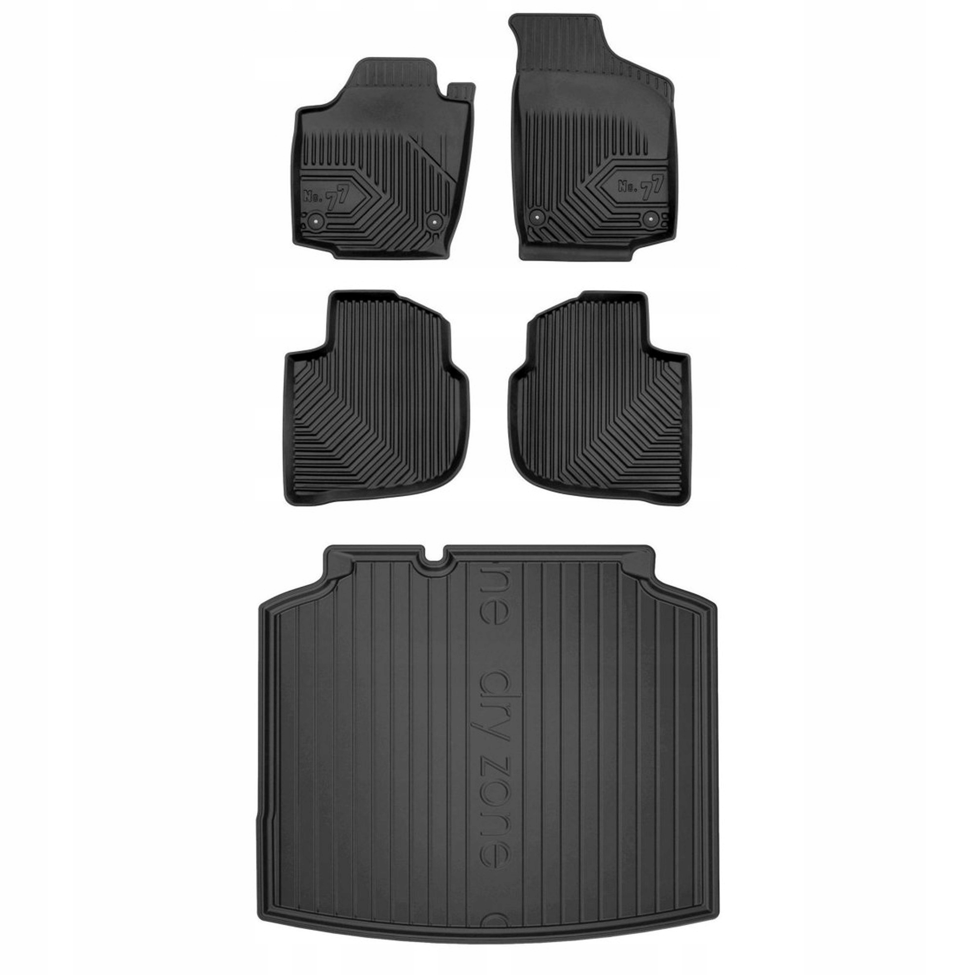 Gumové koberčeky a rohože Škoda Scala od roku 2019