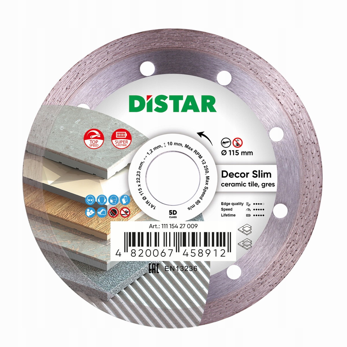 

Di-star Tarcza Diamentowa Tnąca 115mm Decor Slim