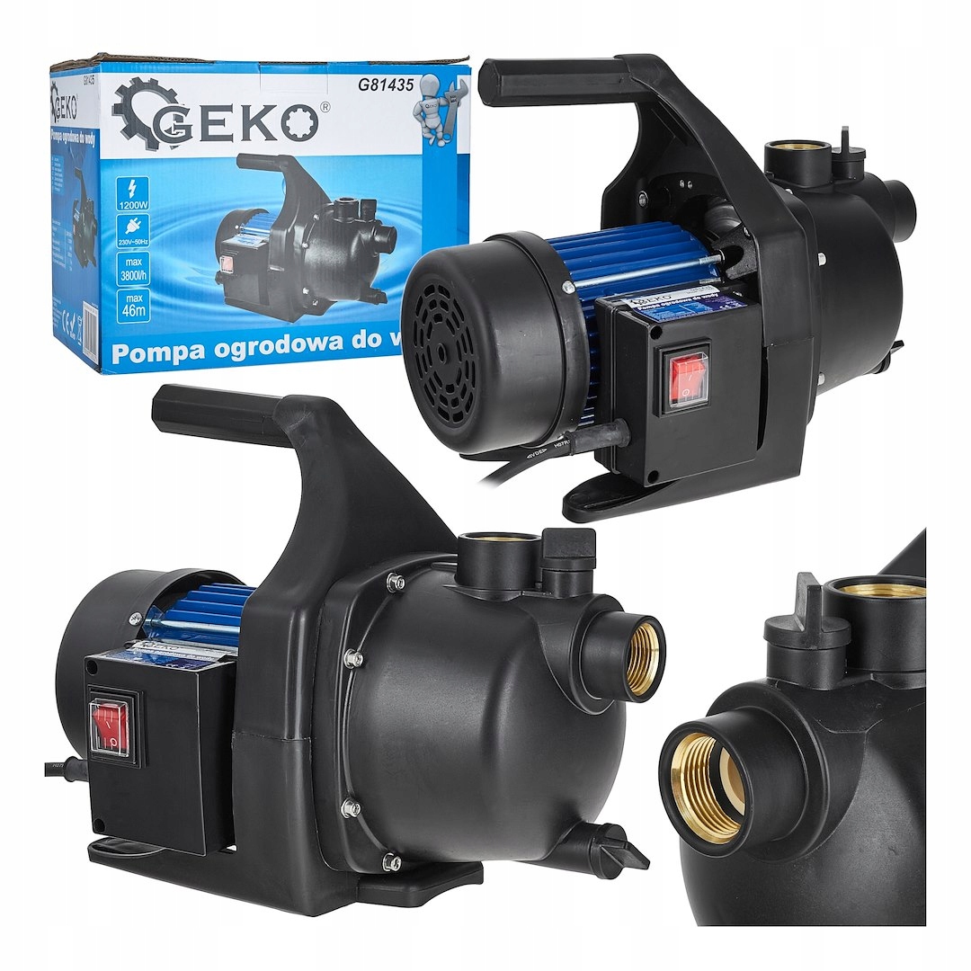 Záhradná Povrchová Pumpa Do Vody Hydrofor 1200 W 1200 W 3800 l/h