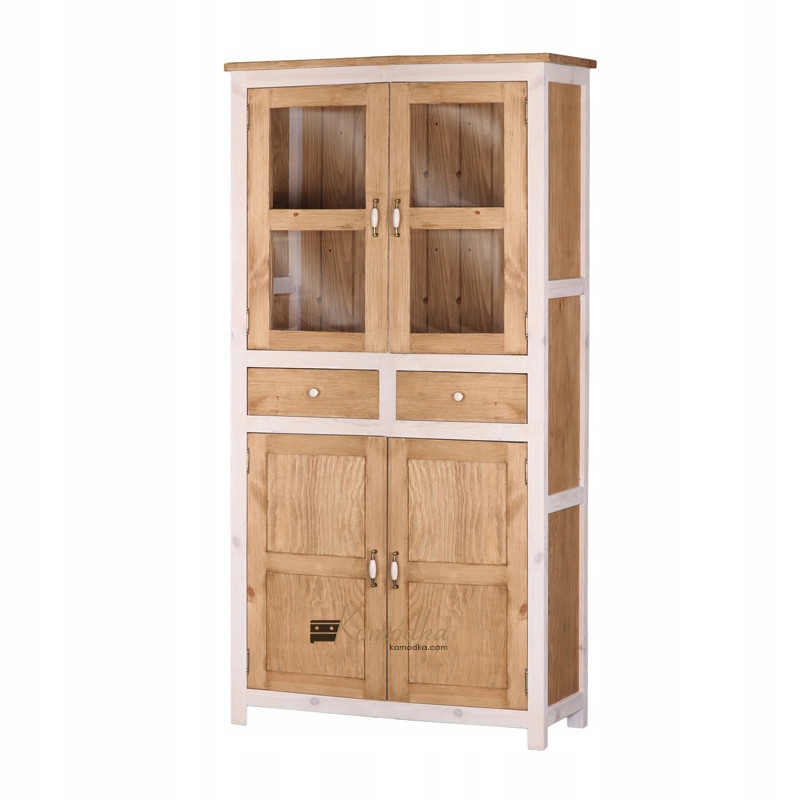 Witryna z drewna litego V2