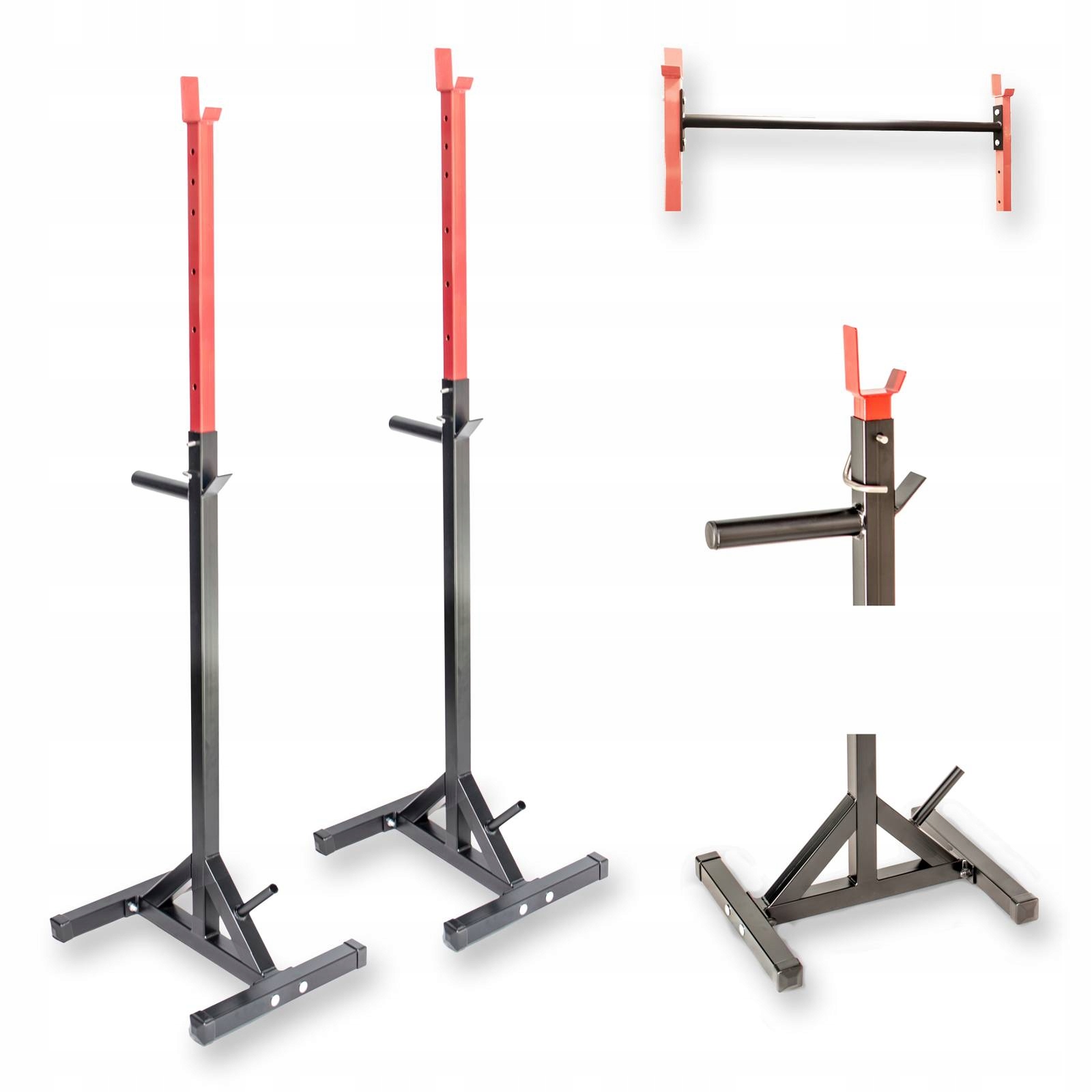 WZMACNIANE STOJAKI POD SZTANGĘ 200cm DIP + DRĄŻEK