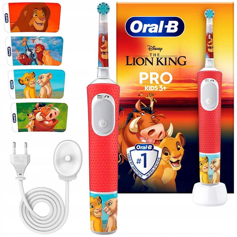 Szczoteczka Elektryczna Dla Dzieci Oral-b Vitality Pro D103 Król Lew Lion