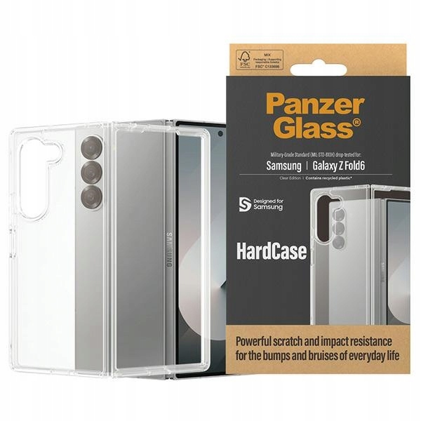 Tvrdý kryt PanzerGlass pro Samsung Galaxy Z Fold6, recyklovaný, Pouzdro