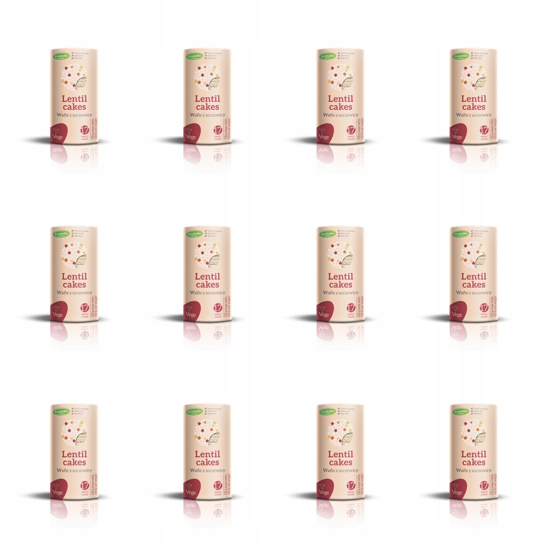Lestello čočkové vafle 135 g X12