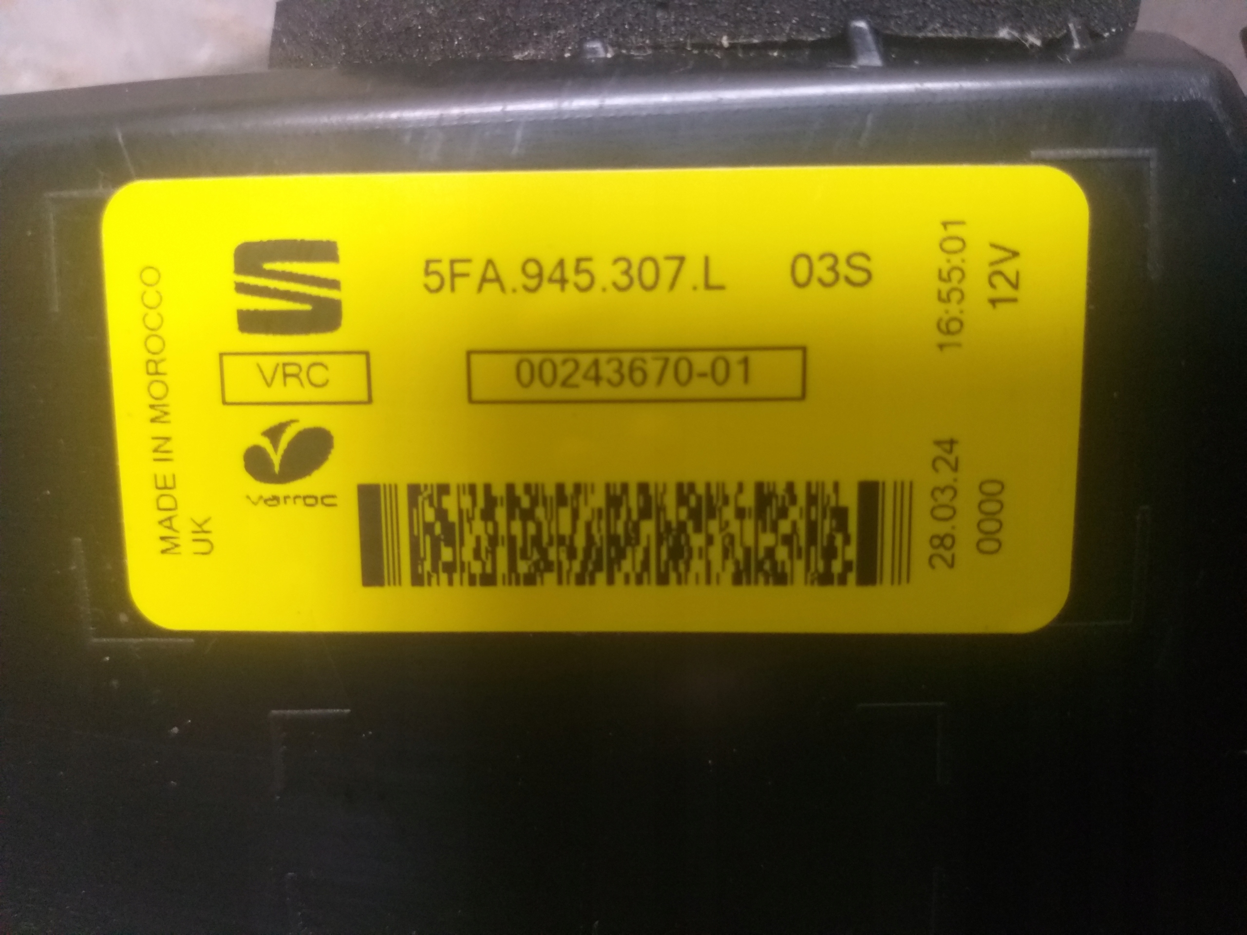 light rear part SEAT LEON IV 4 5FA945307L