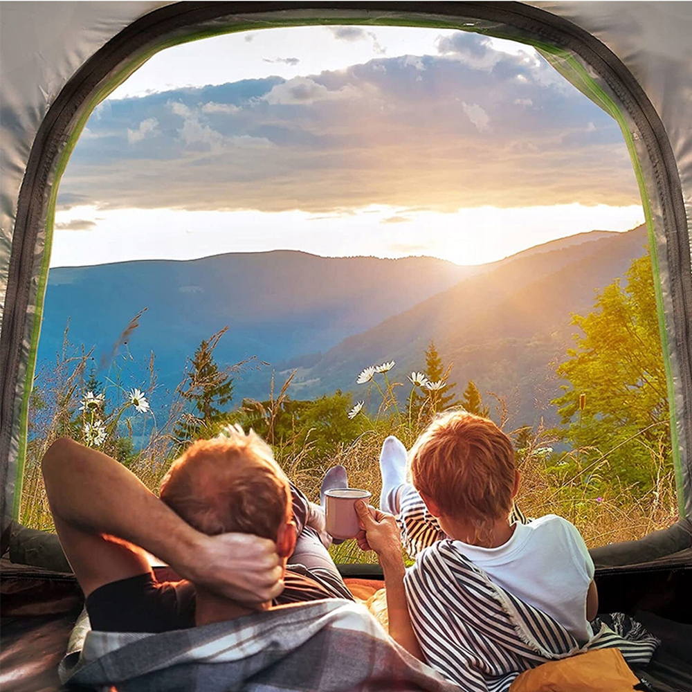 NAMIOT SAMOROZKŁADAJĄCY TURYSTYCZNY 3-4 OSOBOWY MOSKITIERA NA PLAŻĘ WĘDRÓWK Marka Bedee