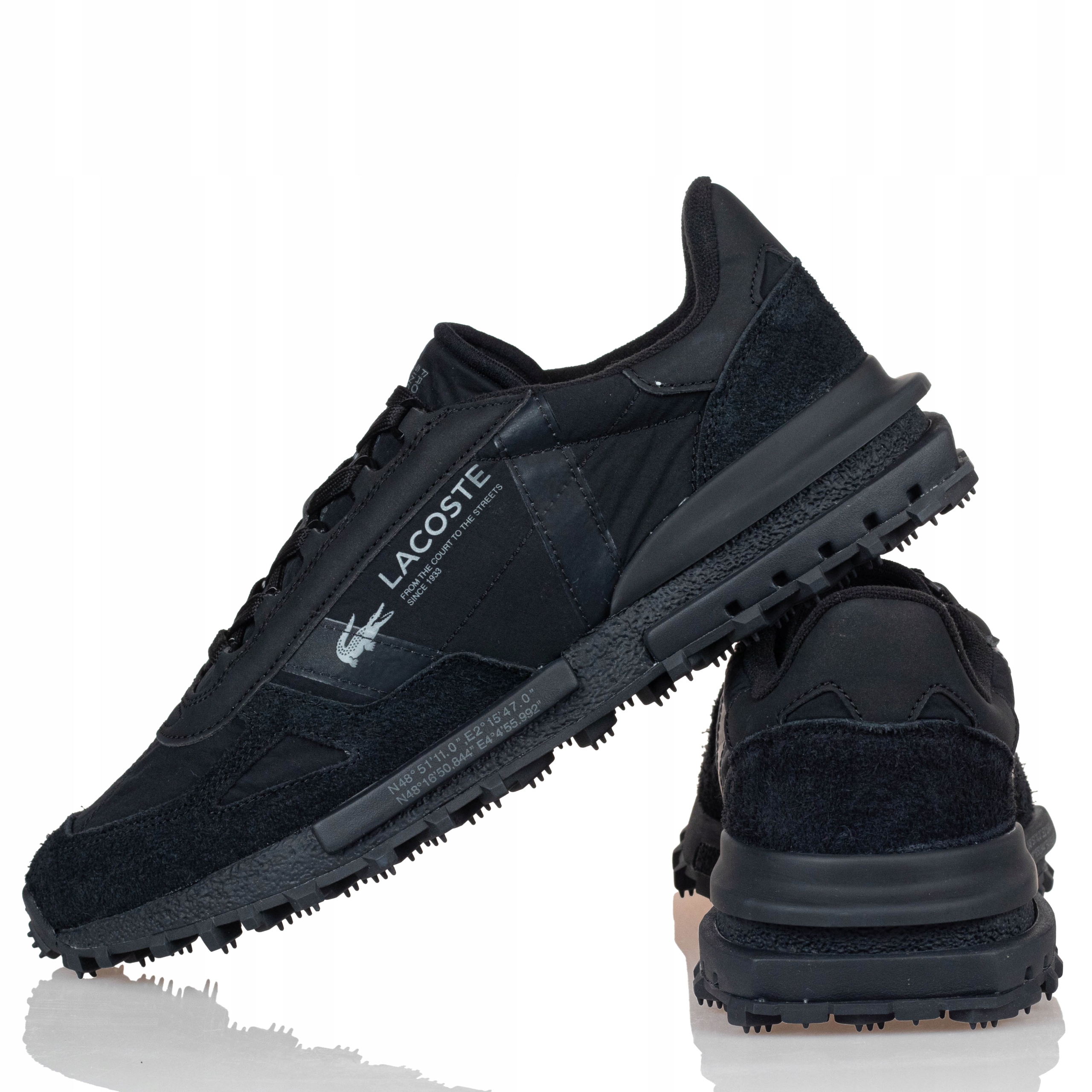 Buty Sportowe Lacoste Elite Active 225 Męskie Czarne 750SMA007802H R-43