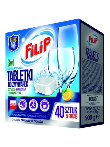 Levně 2x Filip Tablety do myčky 45 ks