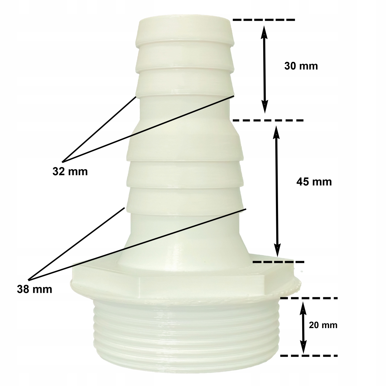 Tuleja złączka BASENU BESTWAY INTEX 32mm/38mm Stan opakowania brak opakowania