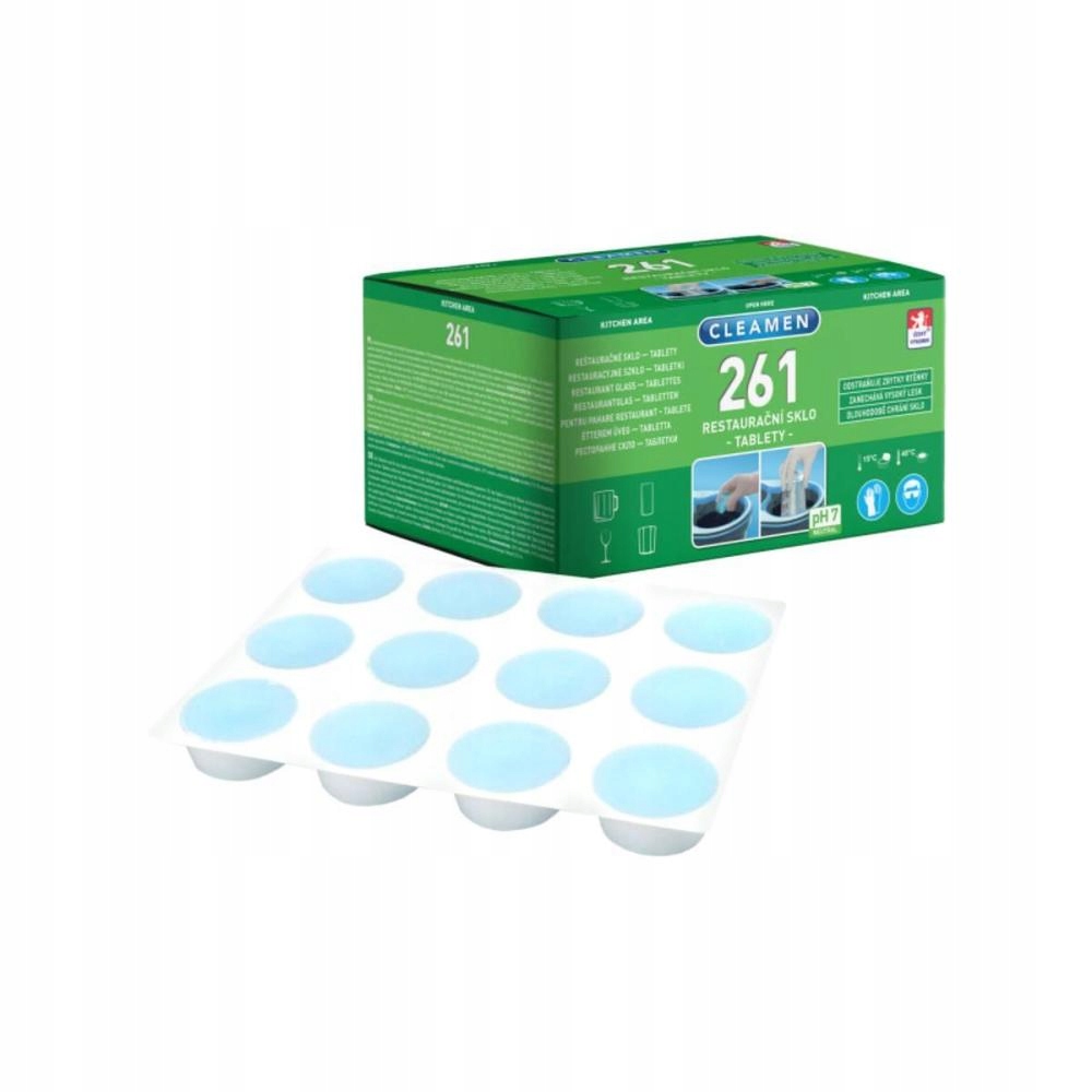 Levně Cleamen 261 restaurační sklo tablety