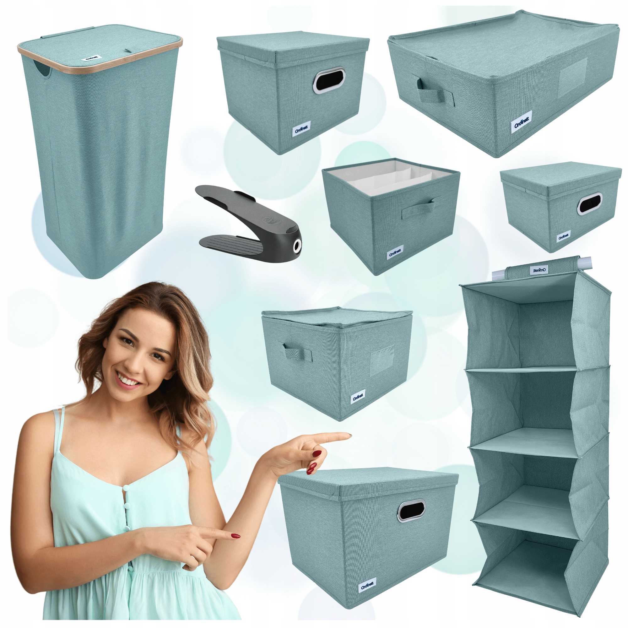 Mátové organizéry organizér na boty, závan svěžesti ve vašem šatníku