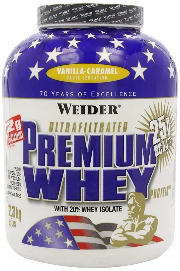 Weider Premium Whey nugát čokoládový 2300g