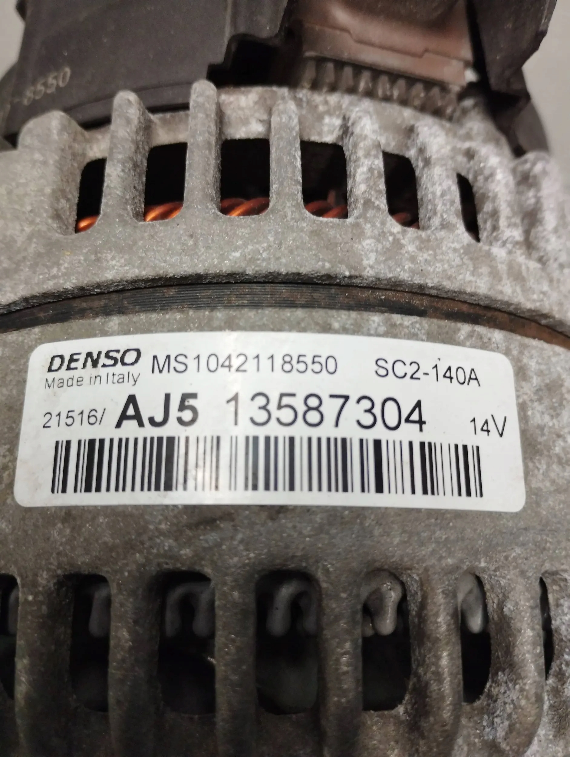 Opel Astra K 1.6 cdti ALTERNATOR 13587304