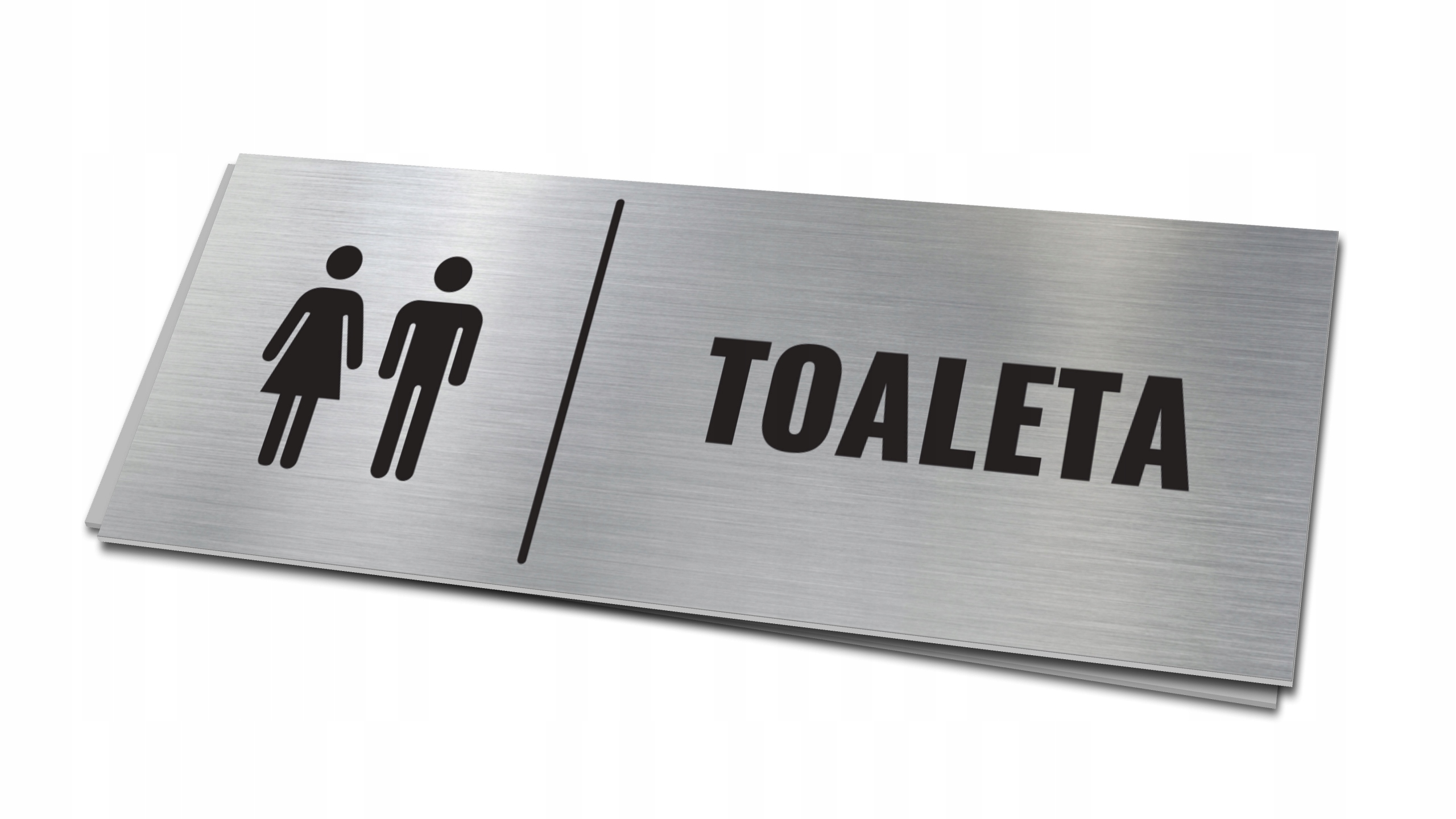 TABLICZKA TOALETA TABLICZKA WC ALUMINIOWA TABLICZKA TOALETA DAMSKO MĘSKA Tematyka WC