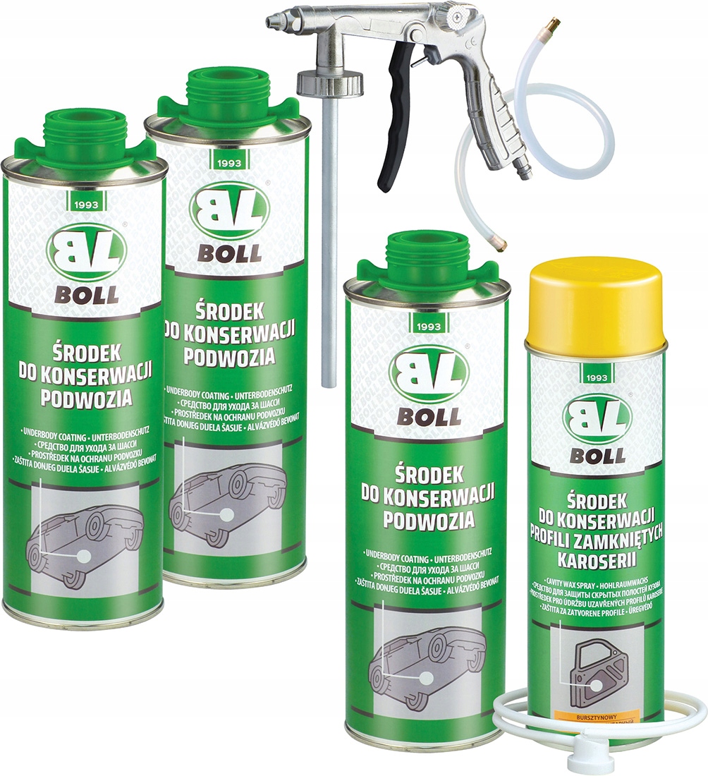 ZESTAW KONSERWACJA PODWOZIA PROFILI PISTOLET