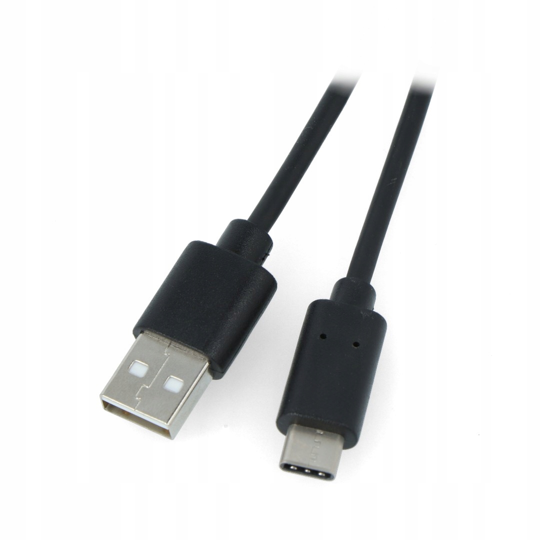 

Przewód Lanberg Usb A 2.0 Usb C czarny 1m