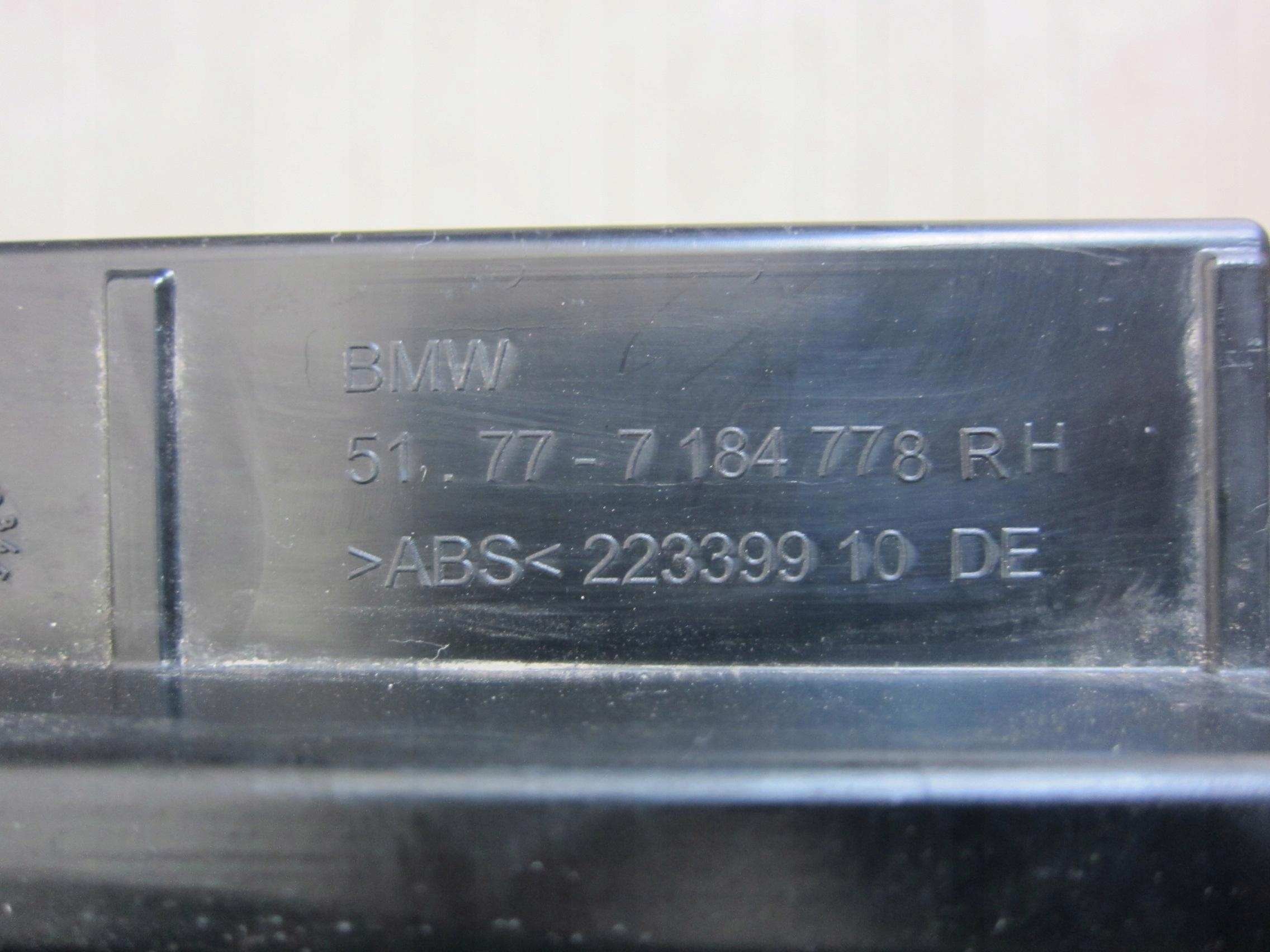 BMW F10 F11 Poignée Console Support plaque Support Jupes