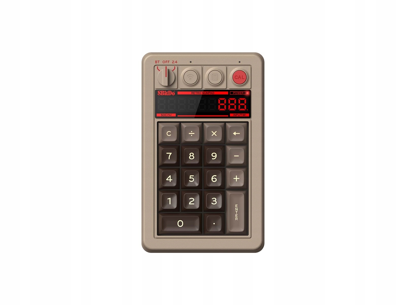 Numerická klávesnice 8BitDo mechanický retro numpad 8BitDo C64 Ed.