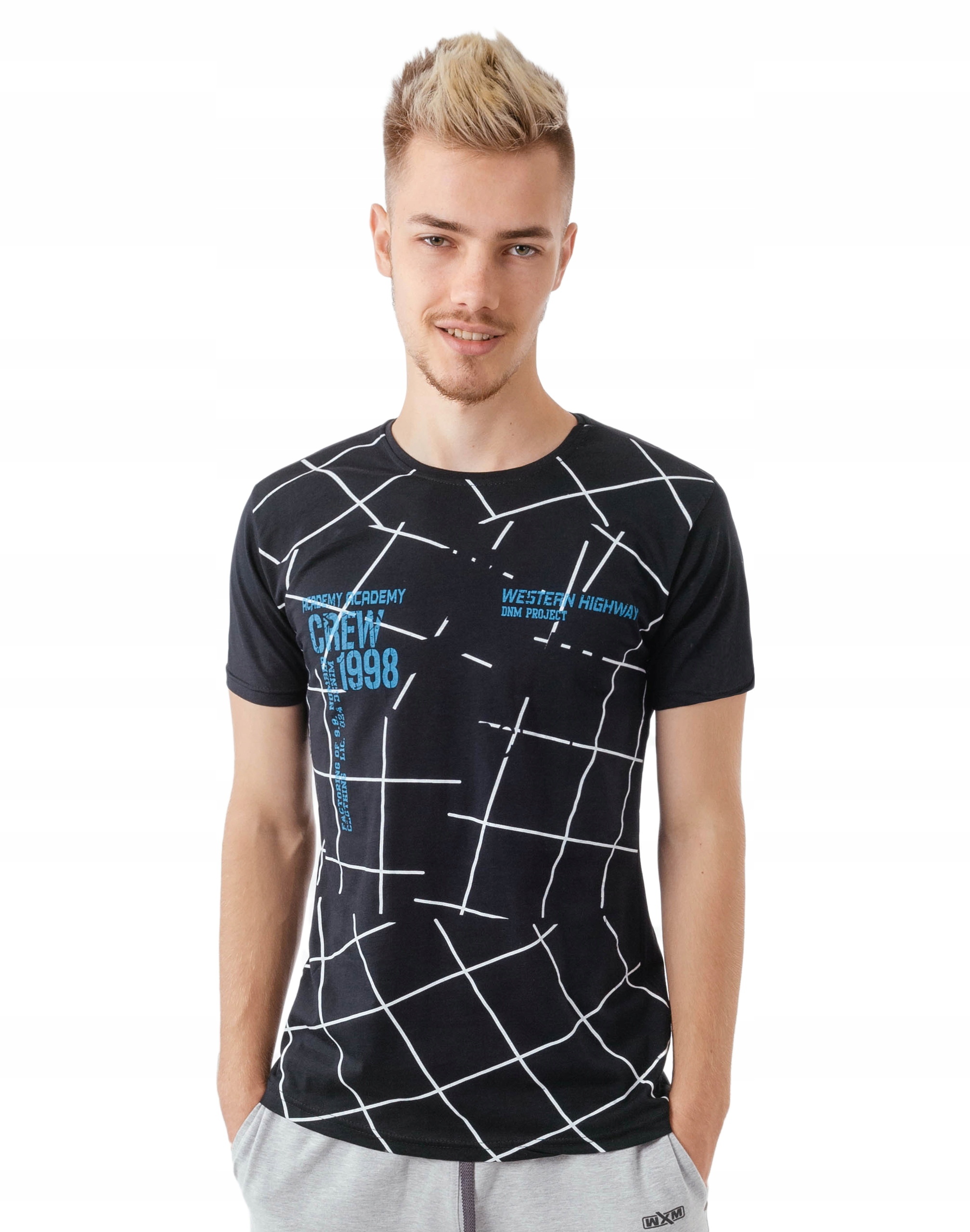 

Koszulka Podkoszulek Męski T-shirt Top KM09-06 XL