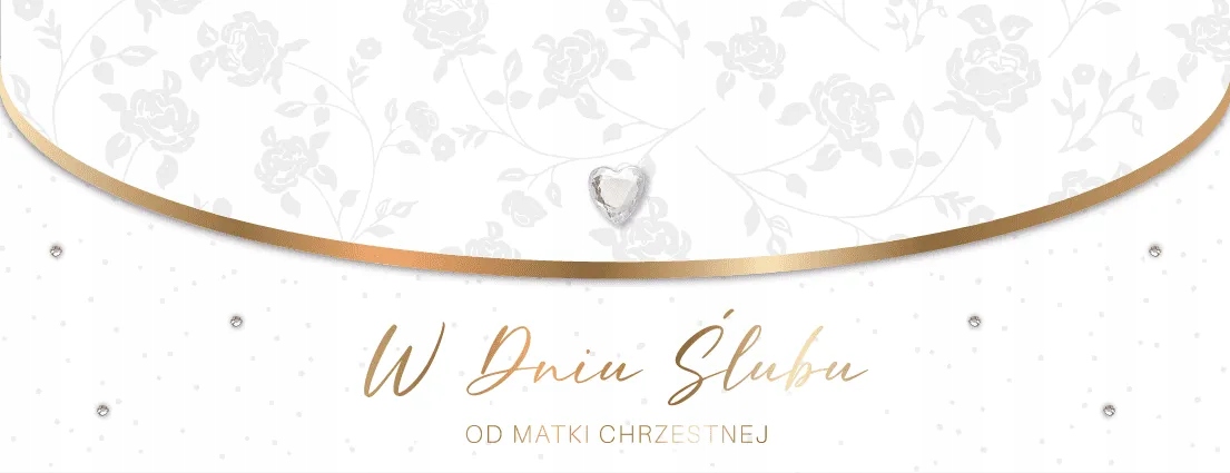 

na Ślub od Matki Chrzestnej Koperta Lux103