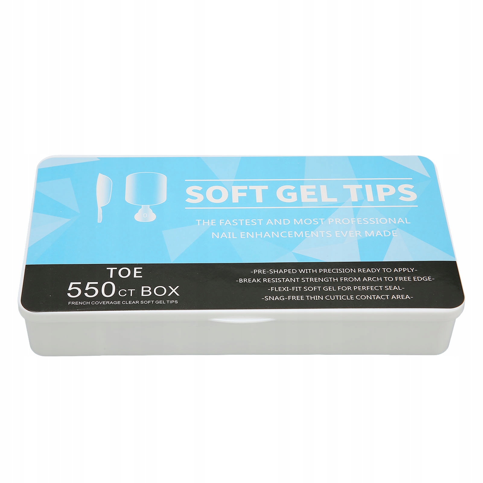 TIPSY PAZNOKCIE SZTUCZNE 550szt Na palce u stóp