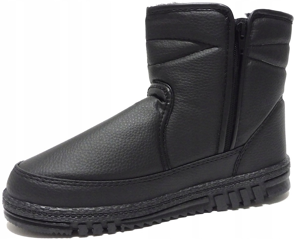 BUTY ZIMOWE NA ZAMEK ŚNIEGOWCE OCIEPLANE POL 45