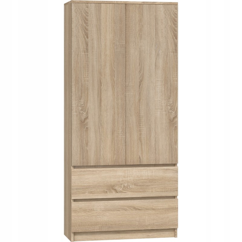 

Szafa Garderoba 2 Szuflady S2-90 Dąb Sonoma Top