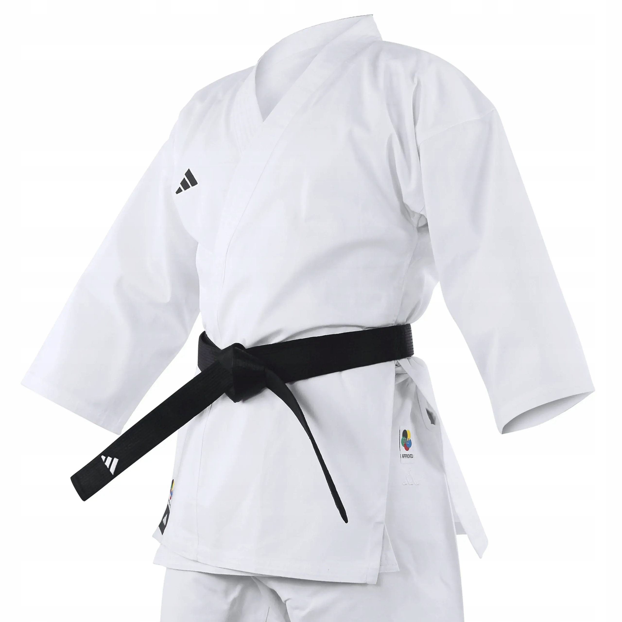KIMONO KARATE - KARATEGA ADIDAS WKF CLUB DLA DZIECI MOCNE WYGODNE - 130CM Linia regular