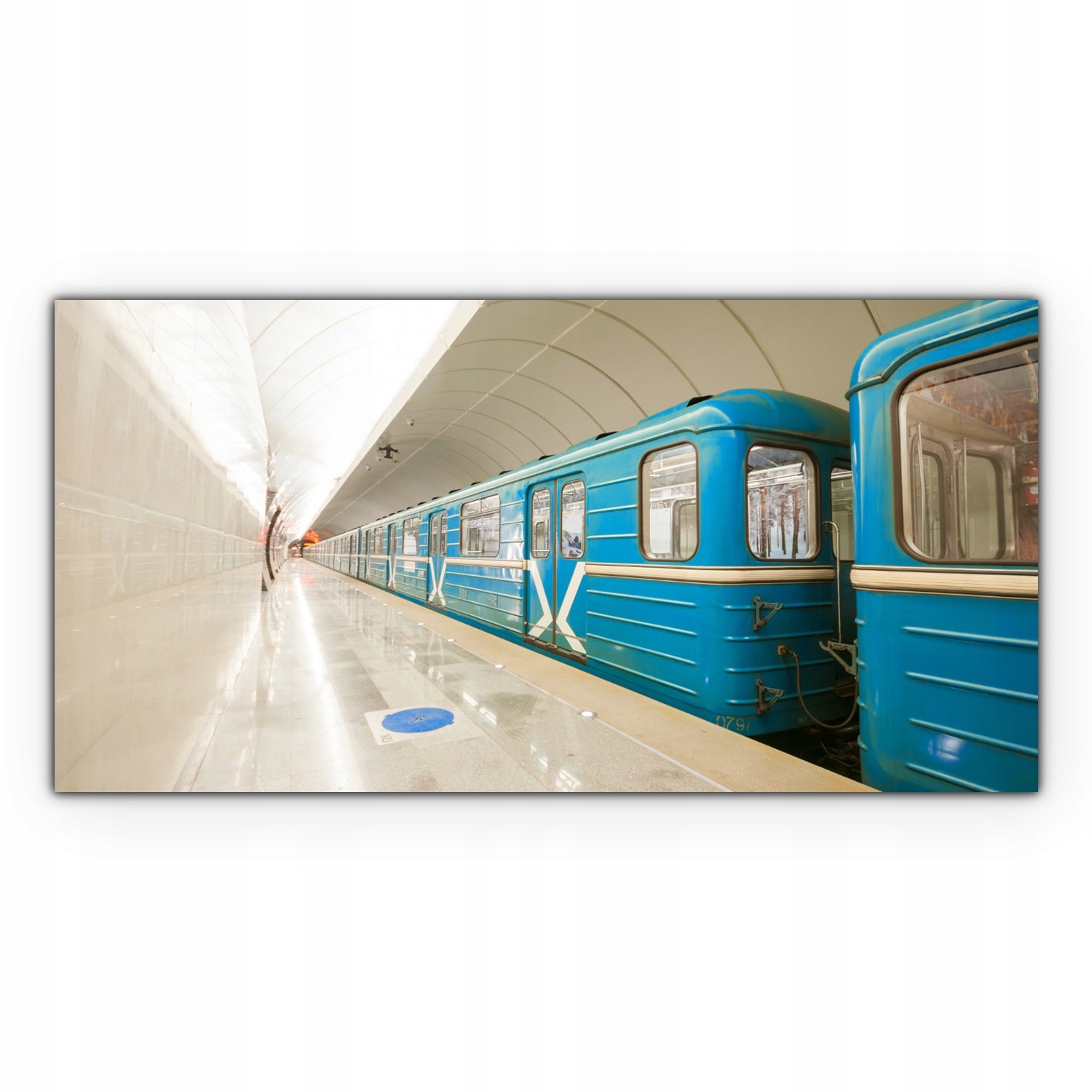 

Obraz canvas na ścianę 100x50 Pociąg Metro Stacja