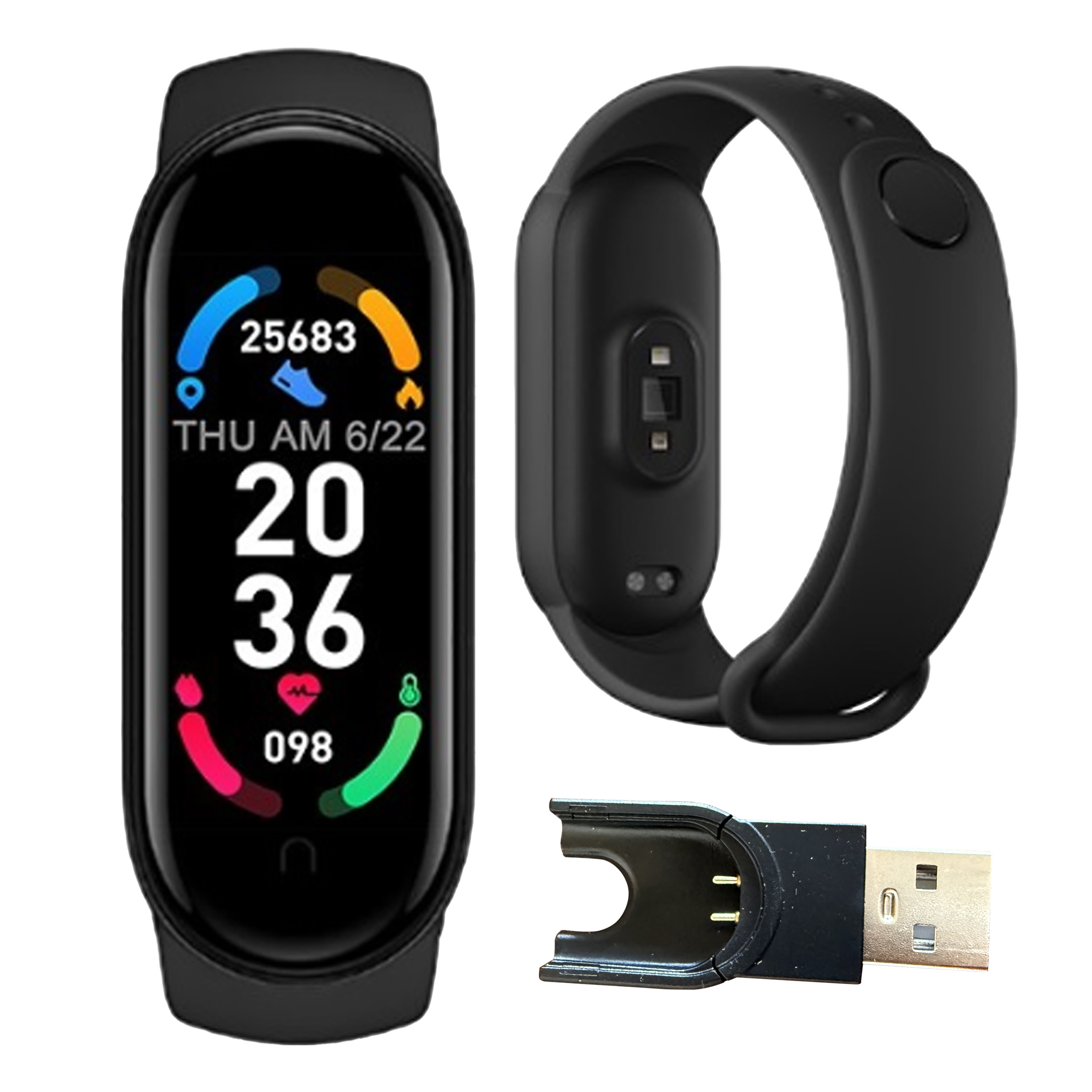 Smartband M6 Okosóra Női Férfi Gyerek Karkötő Sport Karszalag
