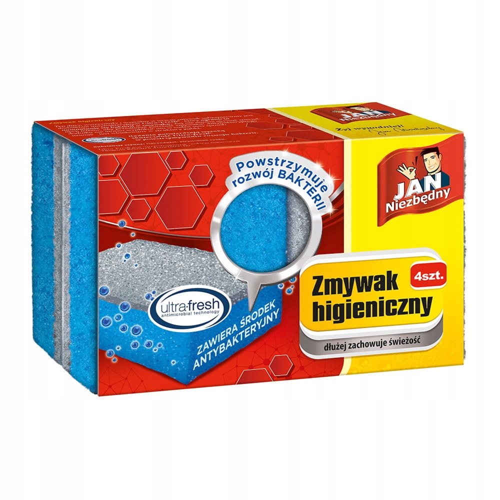 

Jan Niezbędny Zmywak Kuchenny - Higieniczny - 4 S