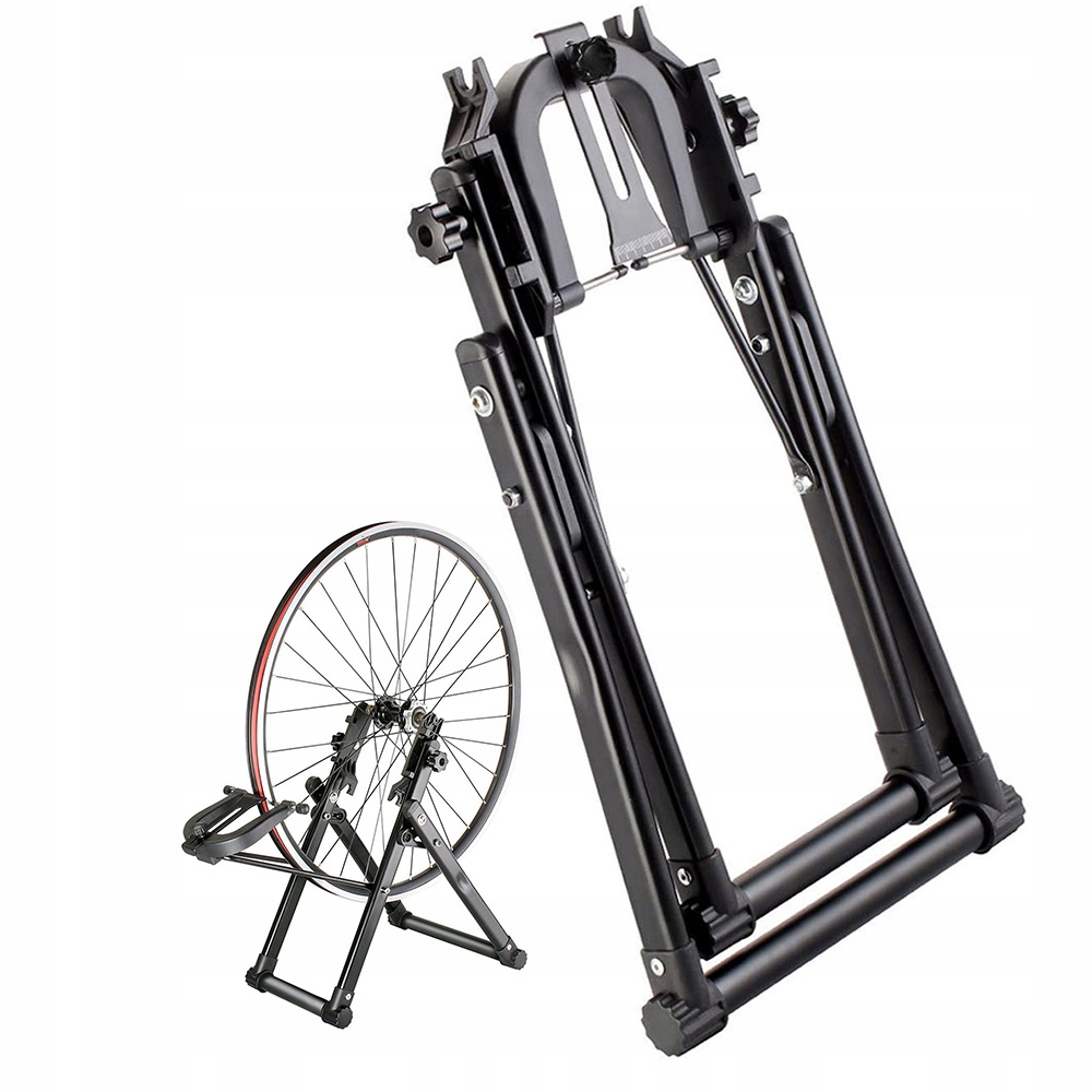 Stojan na centrování kol, skládací vyvažovačka ráfků