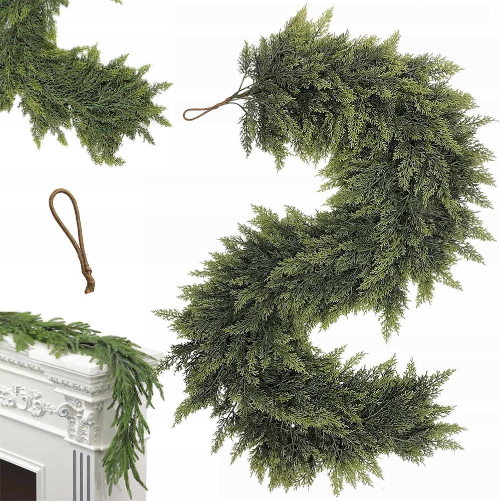 Cedrový Vánoční Věnec Stálezelený Pro Domácnosti A Elegantní Interiéry