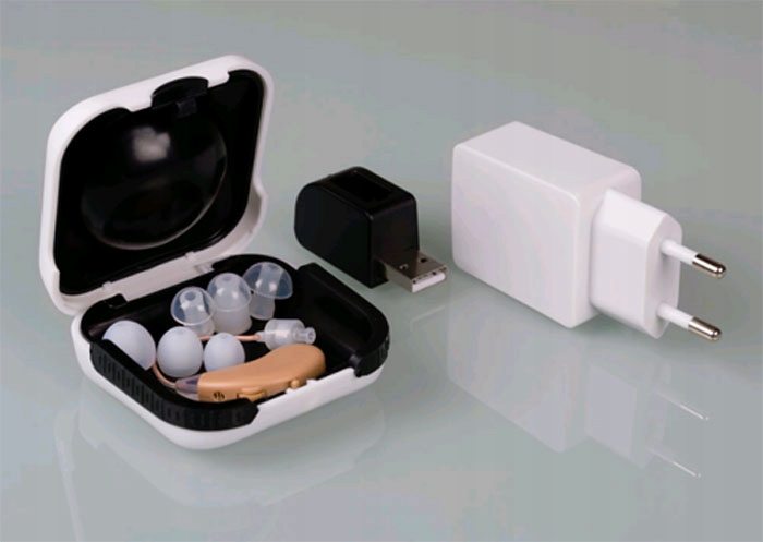 APARAT DO WZMACNIANIA SŁUCHU WZMACNIACZ DŹWIĘKU NA AKUMULATOR Model Vocal plus